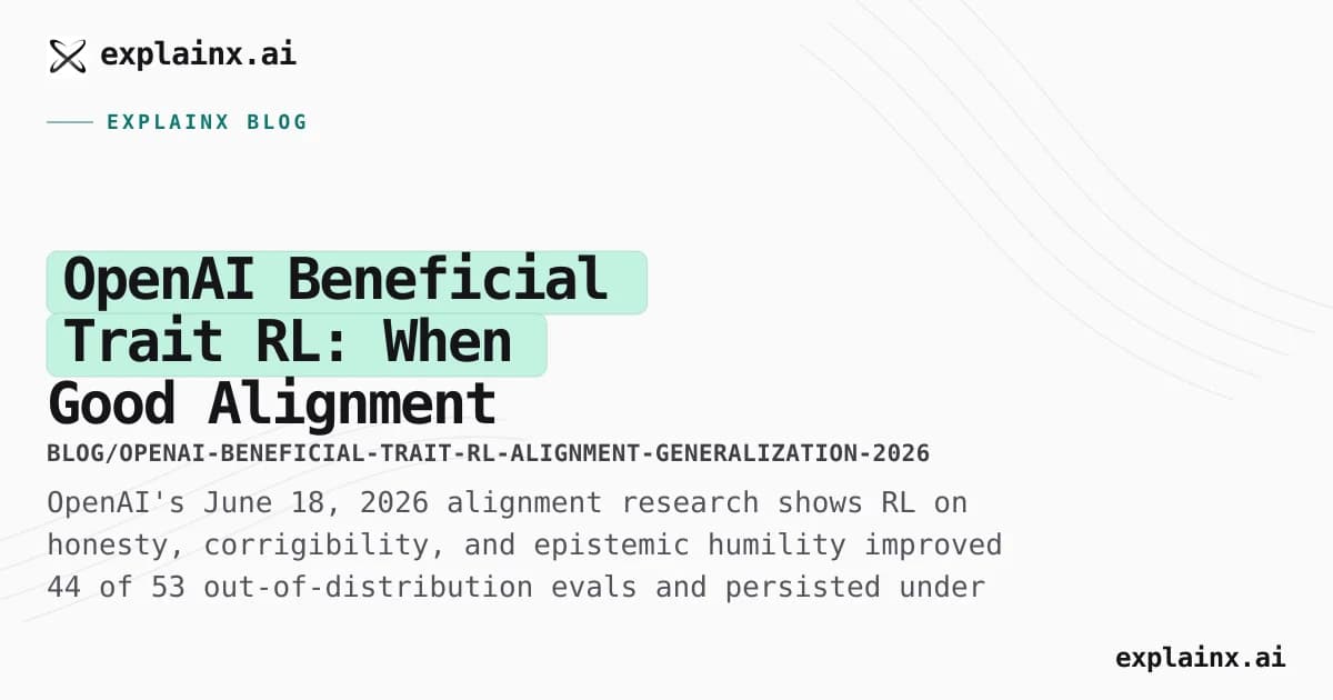 OpenAI Beneficial Trait RL: When Good Alignment Generalizes Like Bad Alignment