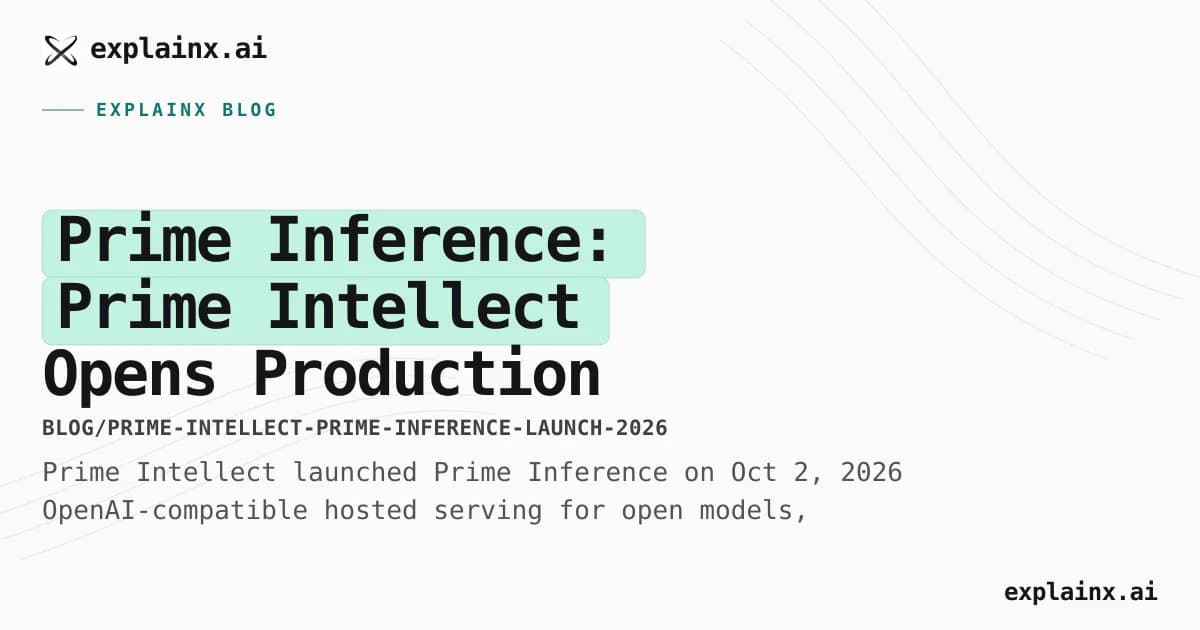 Prime Inference: Prime Intellect Opens Production Open-Model Serving