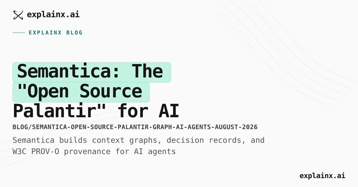 Semantica: The "Open Source Palantir" for AI Agent Accountability