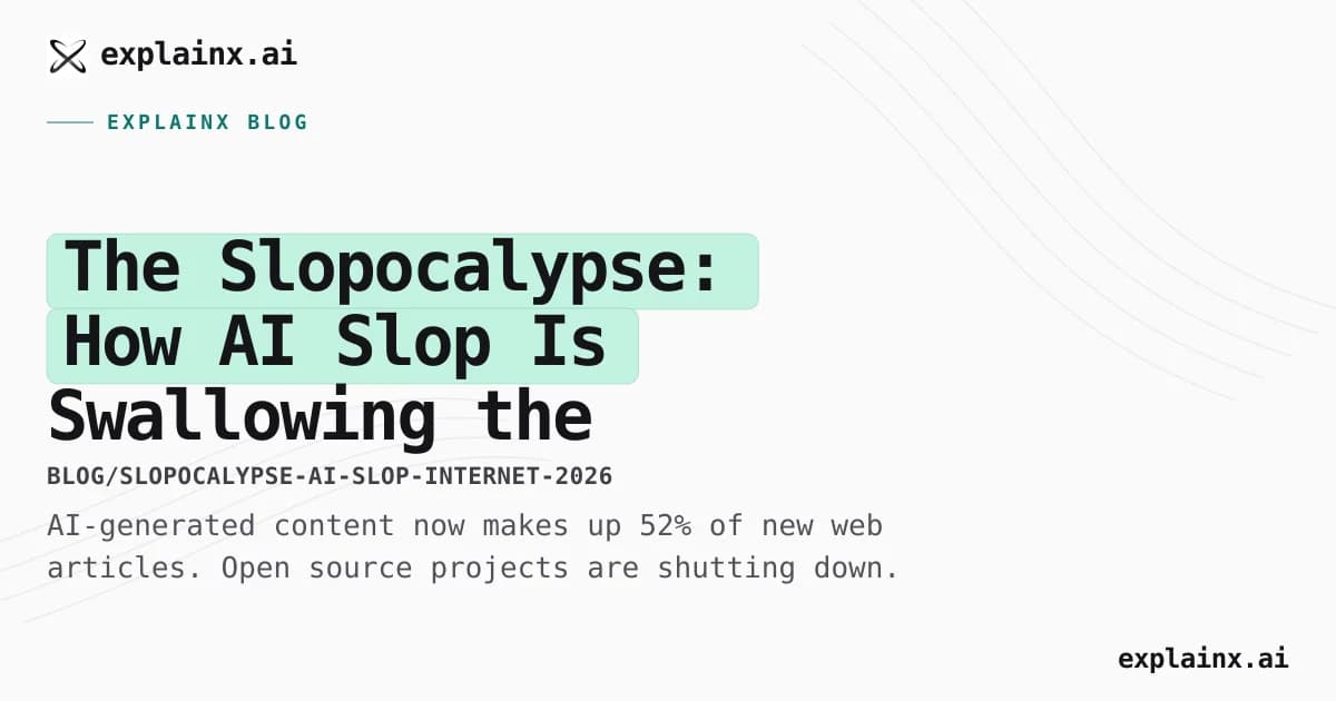 The Slopocalypse: How AI Slop Is Swallowing the Internet