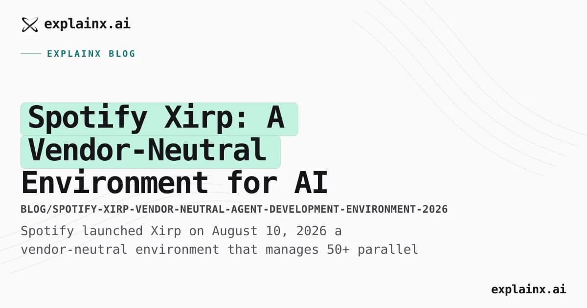 Spotify Xirp: A Vendor-Neutral Environment for AI Coding Agents