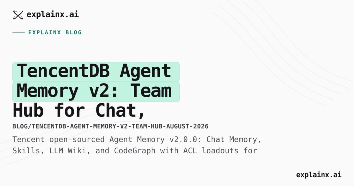 TencentDB Agent Memory v2: Team Hub for Chat, Skills, Wiki, CodeGraph