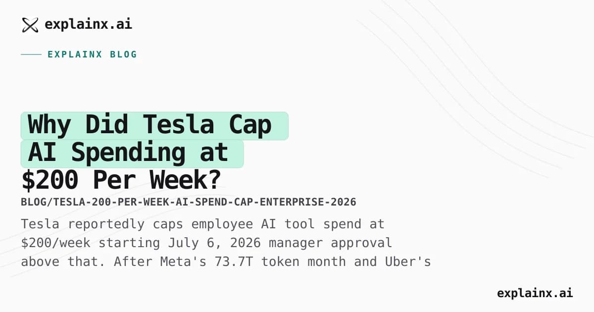 Why Did Tesla Cap AI Spending at $200 Per Week? Cost Math and the End of Unchecked Token Burn