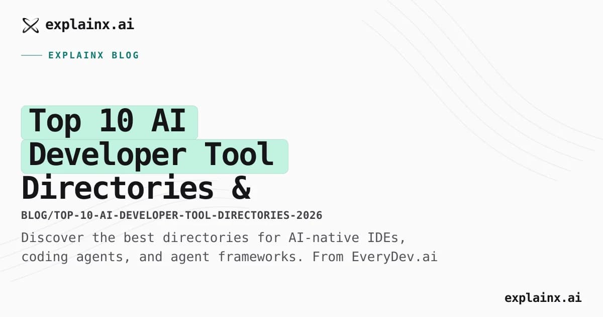 Top 10 AI Developer Tool Directories & Registries (2026)
