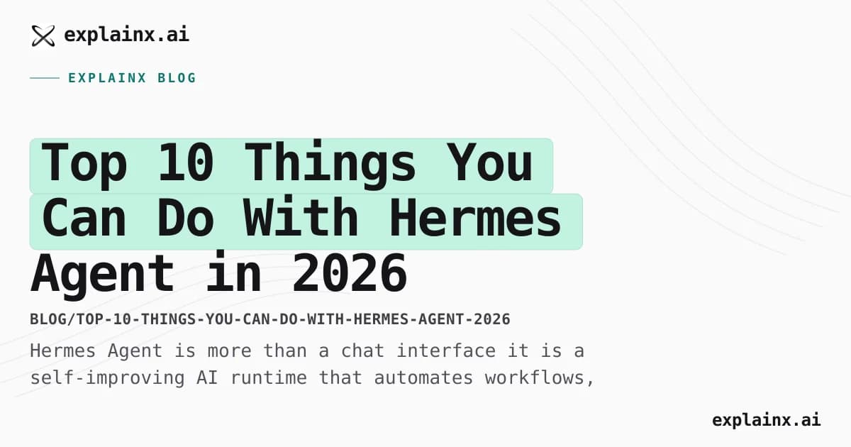 Top 10 Things You Can Do With Hermes Agent in 2026