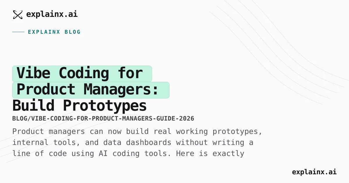 Vibe Coding for Product Managers: Build Prototypes Without Coding (2026 Guide)