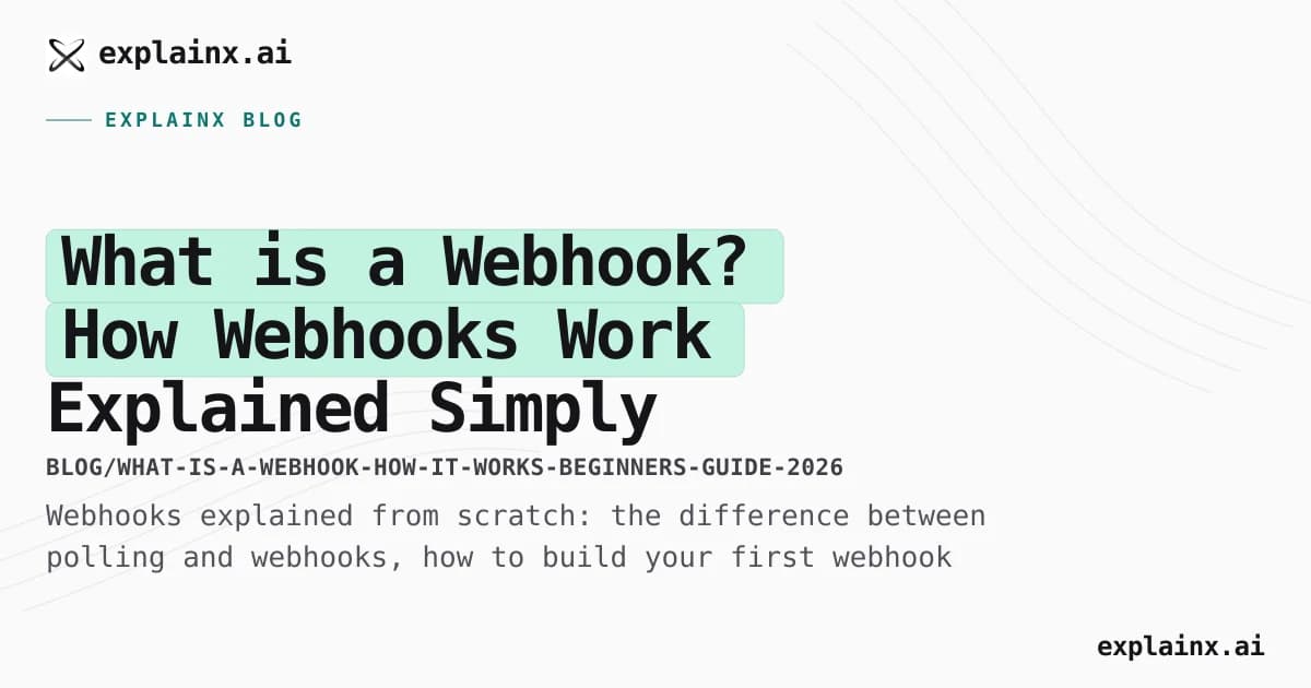 What is a Webhook? How Webhooks Work Explained Simply (2026)