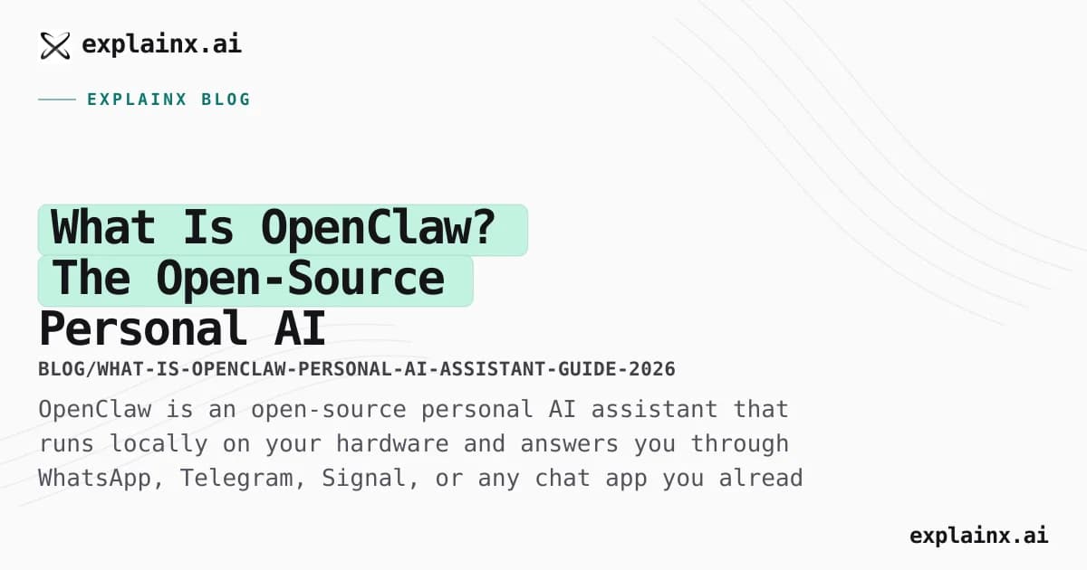 What Is OpenClaw? The Open-Source Personal AI Assistant You Run On Your Own Devices