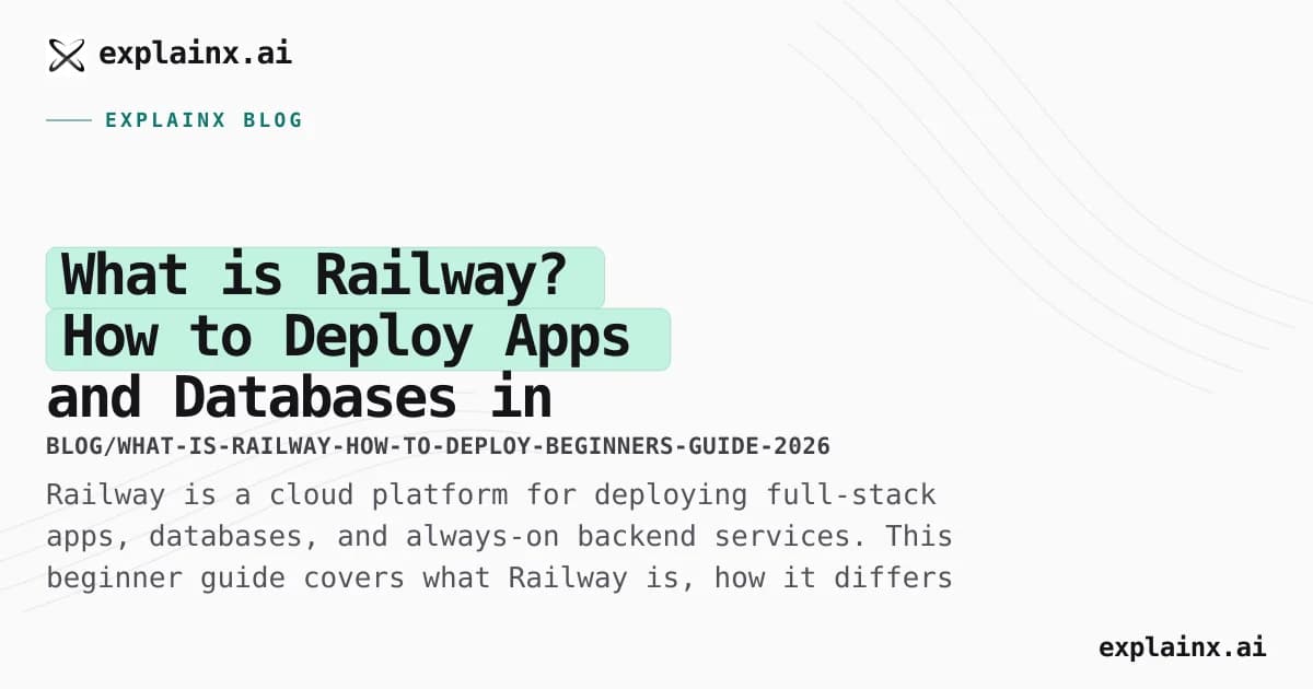 What is Railway? How to Deploy Apps and Databases in Minutes (2026 Guide)