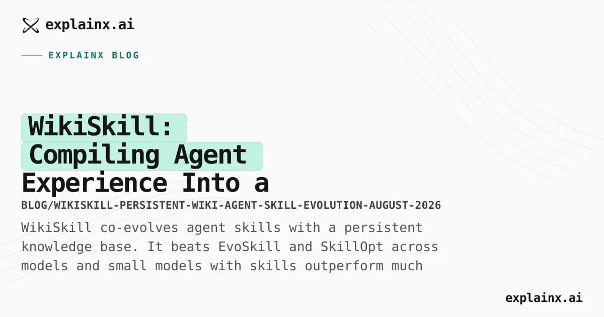 WikiSkill: Compiling Agent Experience Into a Persistent Wiki for Skill Evolution
