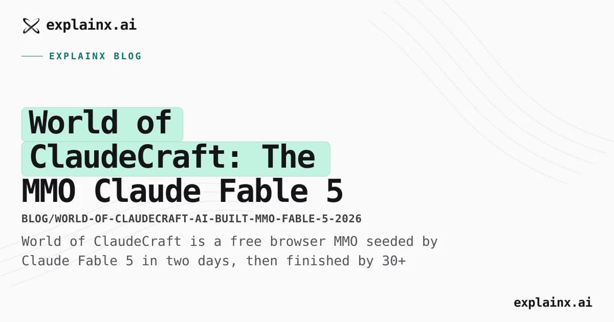 World of ClaudeCraft: The MMO Claude Fable 5 Built in a Weekend