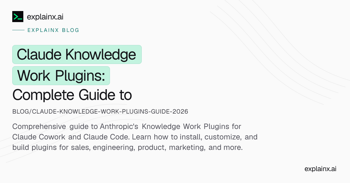 Claude Knowledge Work Plugins: Complete Guide to