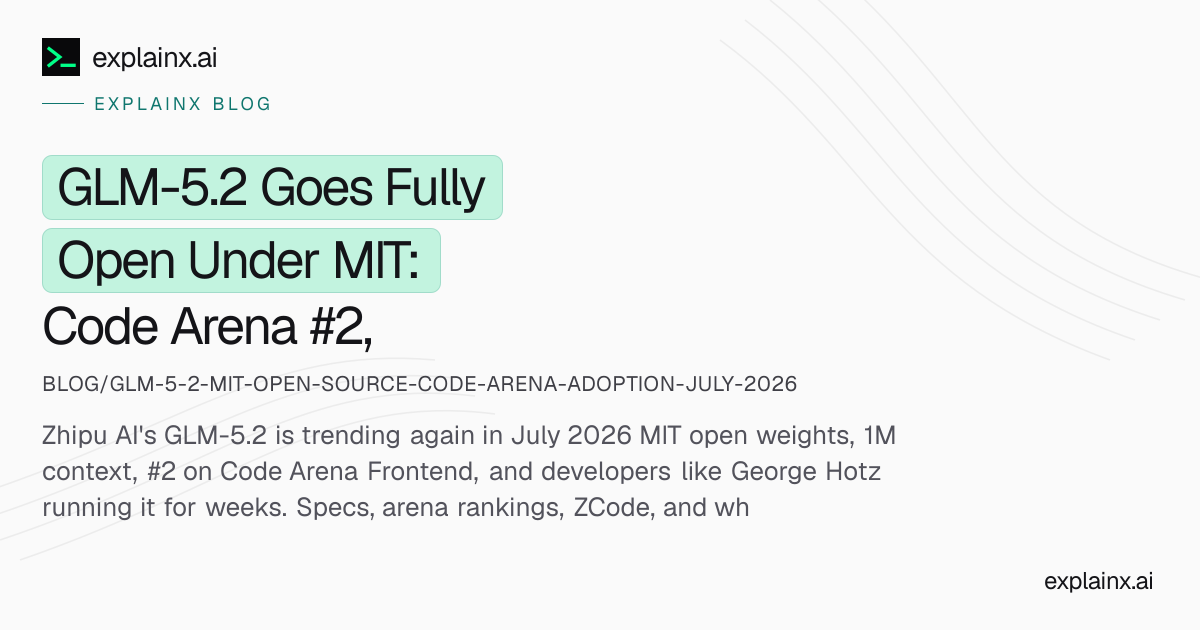 GLM-5.2 MIT Open Source: Code Arena & Adoption