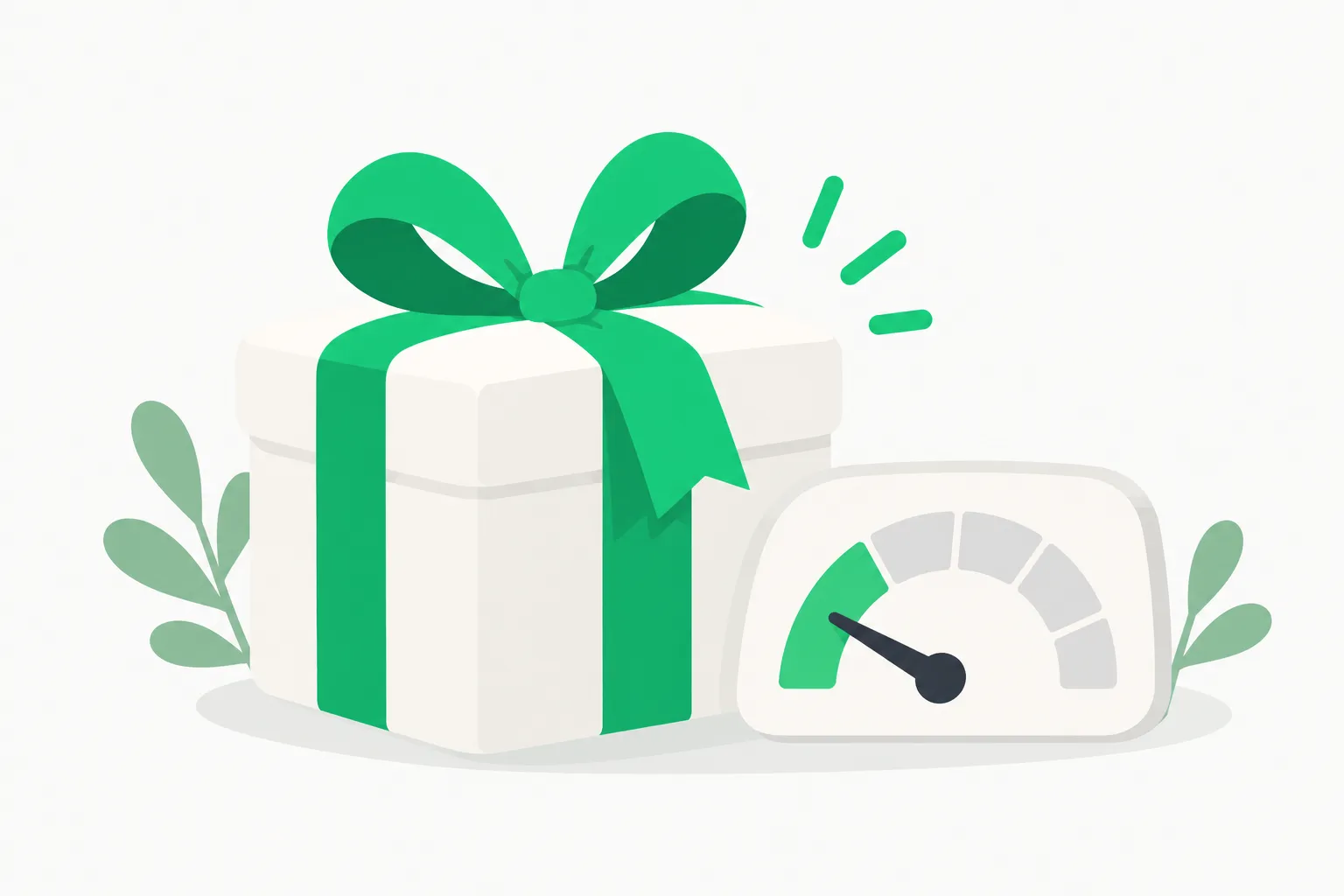 Free tier gift box beside a meter illustrating Azure SQL Apps recurring monthly allowances