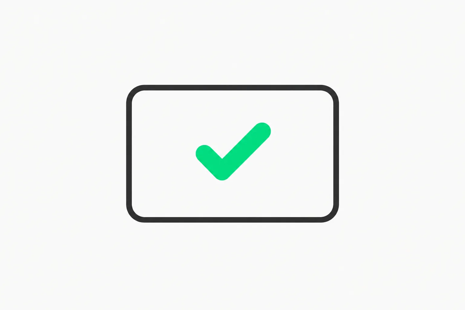 Identity verification card with a check mark, illustrating how to confirm that a journalist byline belongs to a real person