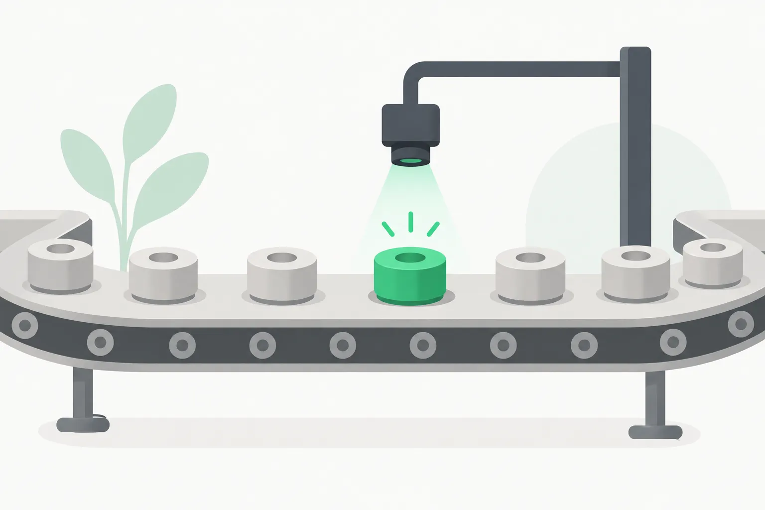 An assembly line standing for redesigning a workflow around AI instead of speeding up one worker