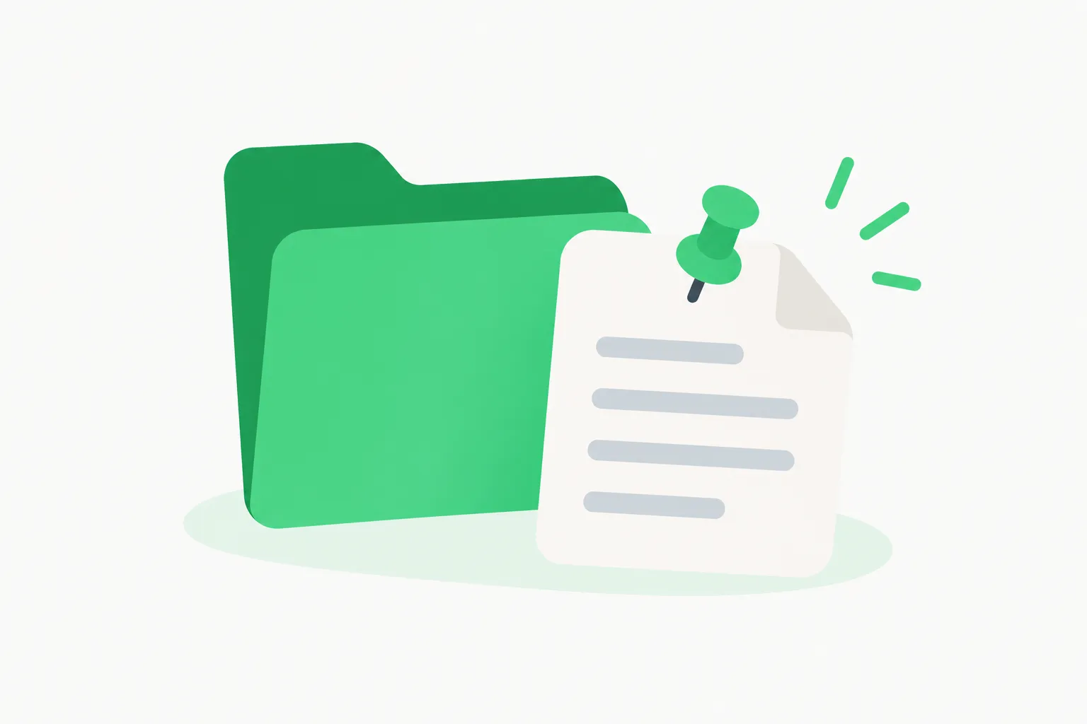 A document pinned beside a folder, representing the SwiftUI Pro instruction file and its reference folder