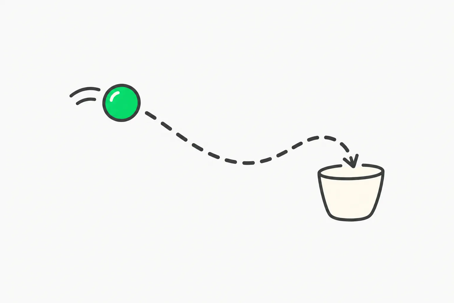 Reinforcement learning agent following a track toward a reward, illustrating the learn-by-trial approach behind Ineffable's superlearner