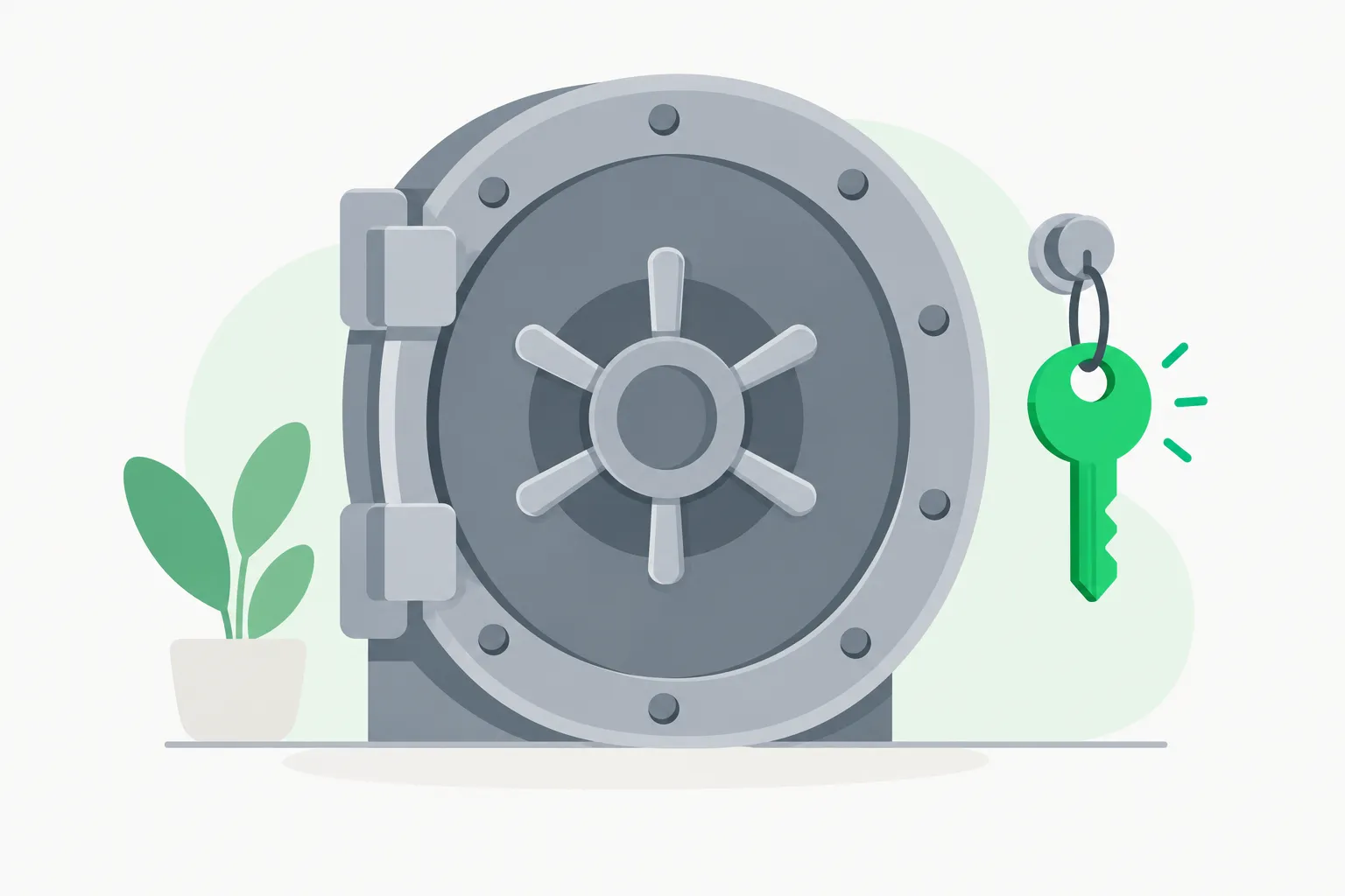 A key vault door that keeps secrets away from the AI agent during agent payments