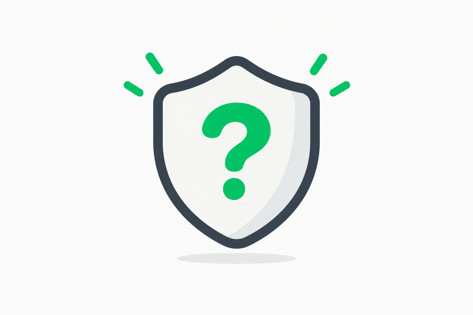 A shield with a green question mark representing the unanswered questions about Madry's OpenAI role