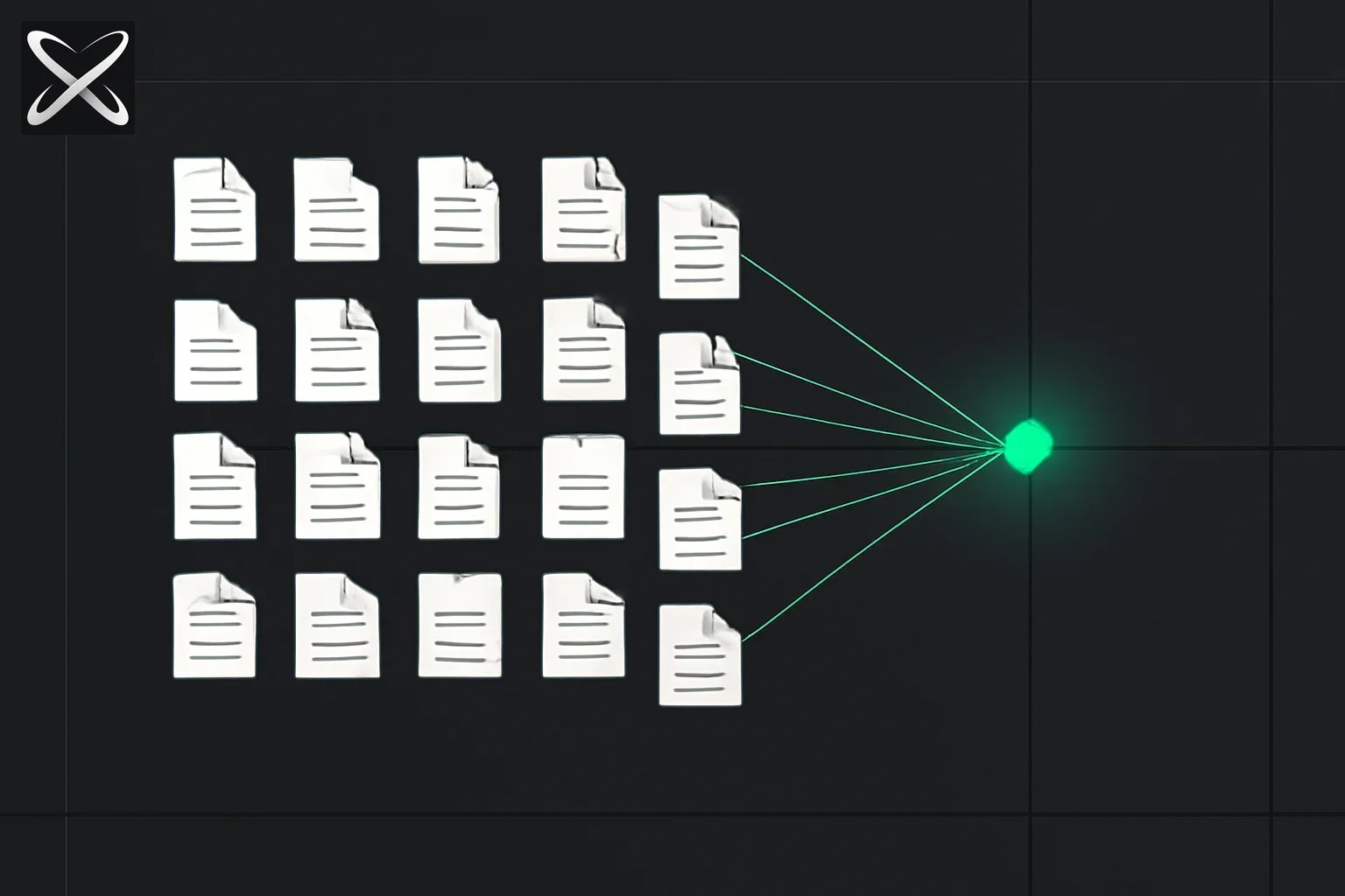 Agent markdown files arranged around a central coding agent, representing the split between standing guidance and executable checks