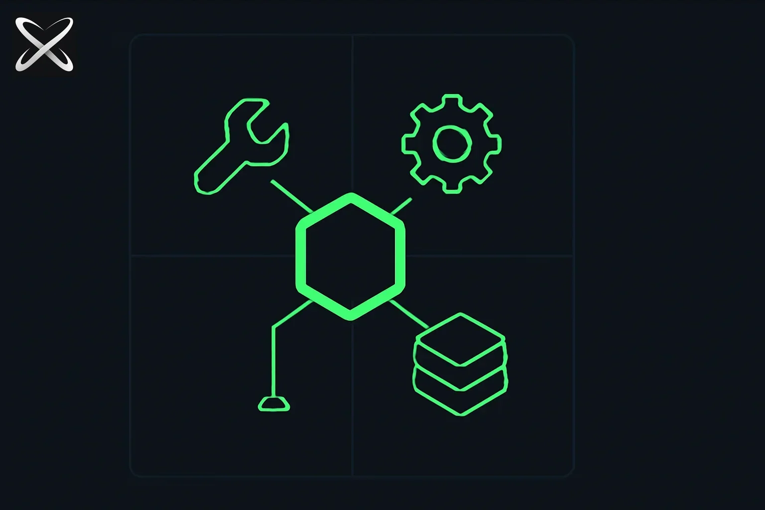 dotnet/skills for AI agents — specialized tool modules plugging into a central agent core through distinct sockets
