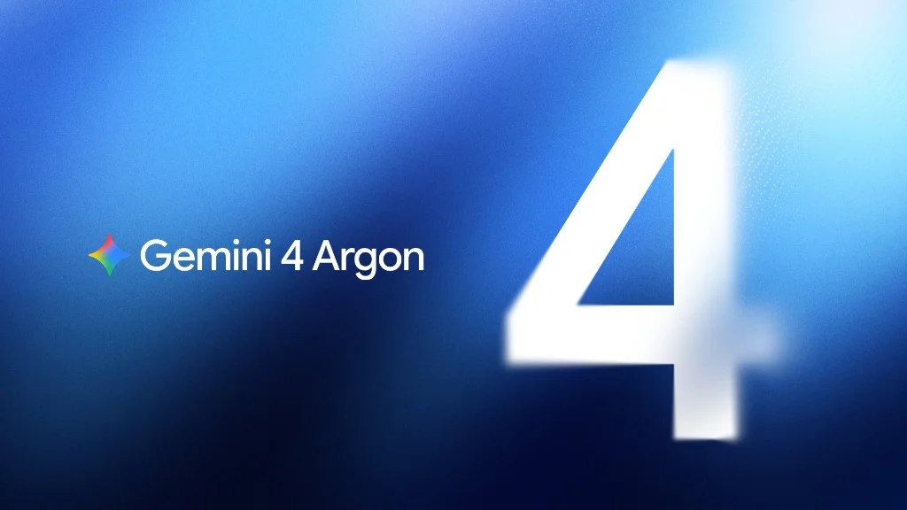 Gemini 4 Argon branded key art from Google DeepMind's September 30, 2026 announcement