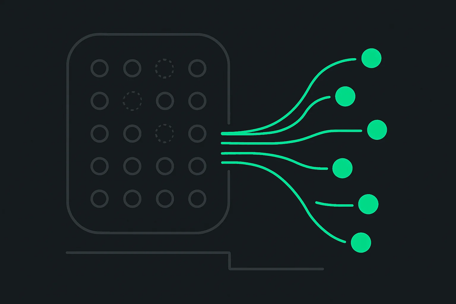 Diagram showing multiple leadership and safety roles departing an AI organisation leaving vacant positions behind