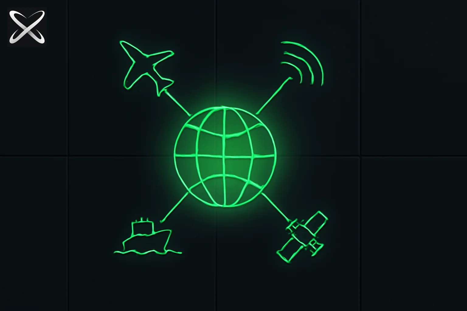 Public OSINT feeds converging on a single 3D globe — the same idea God's Eye View turns into a local browser cockpit