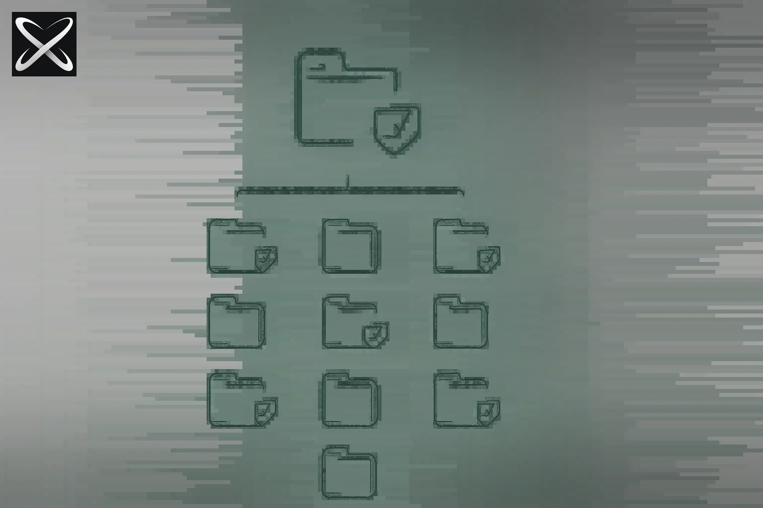 Top 10 AI agent skills directories — a verified folder icon connected to a ranked list of ten folders with trust badges