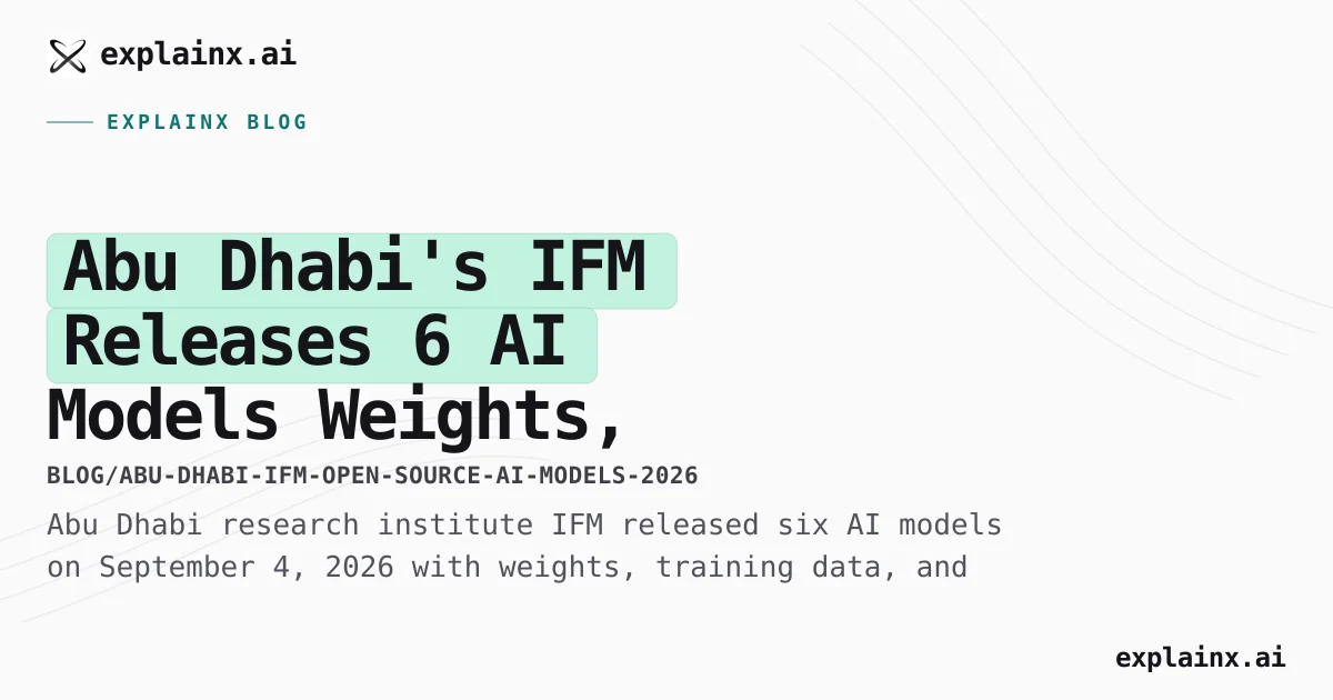Abu Dhabi IFM Open-Source AI Models: What's Actually Open