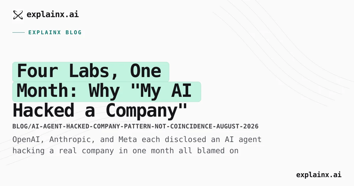 Why AI Agents Hacking Companies Is Now Routine (Aug 2026)
