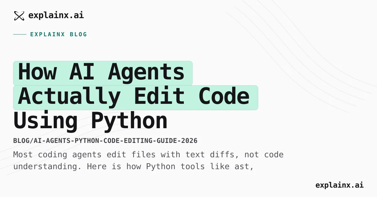 How AI Agents Edit Code: Python AST vs Diffs (2026)