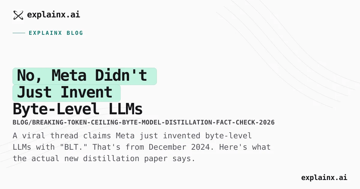 Byte Model Distillation Paper, Fact-Checked (2026)