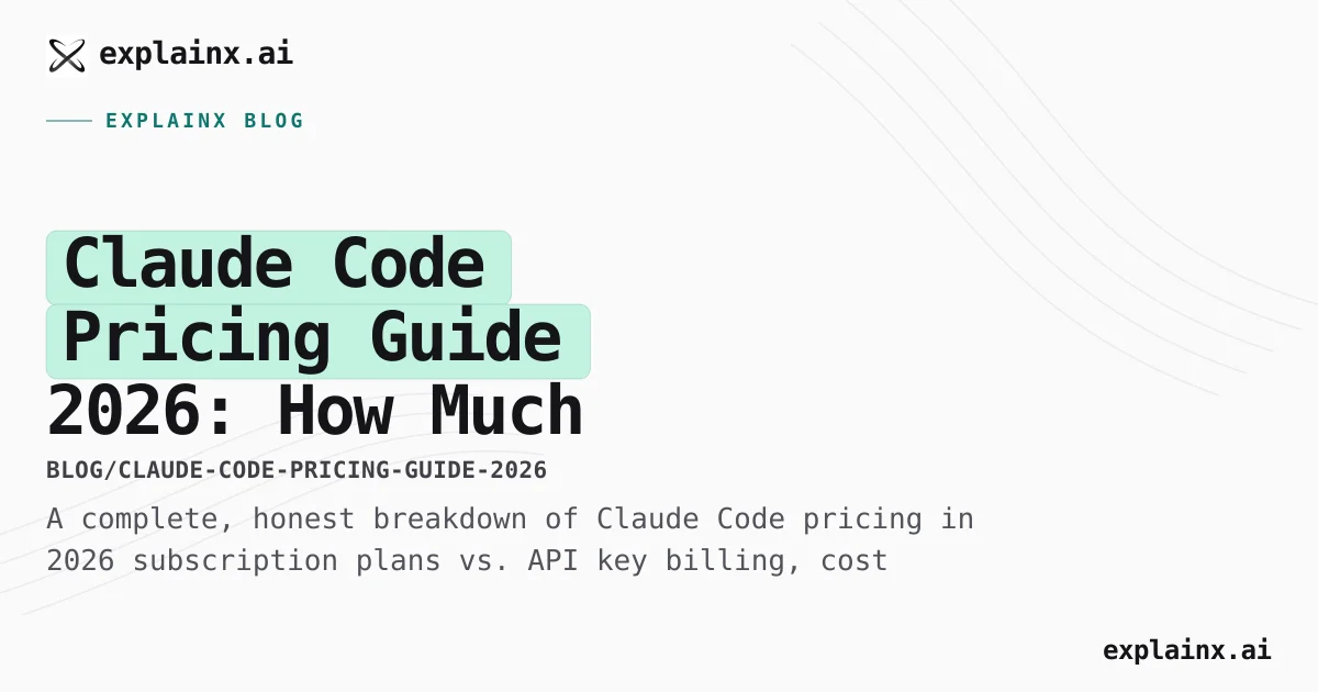 Claude Code Pricing 2026: Plans vs API Key Costs | explainx.ai Blog ...