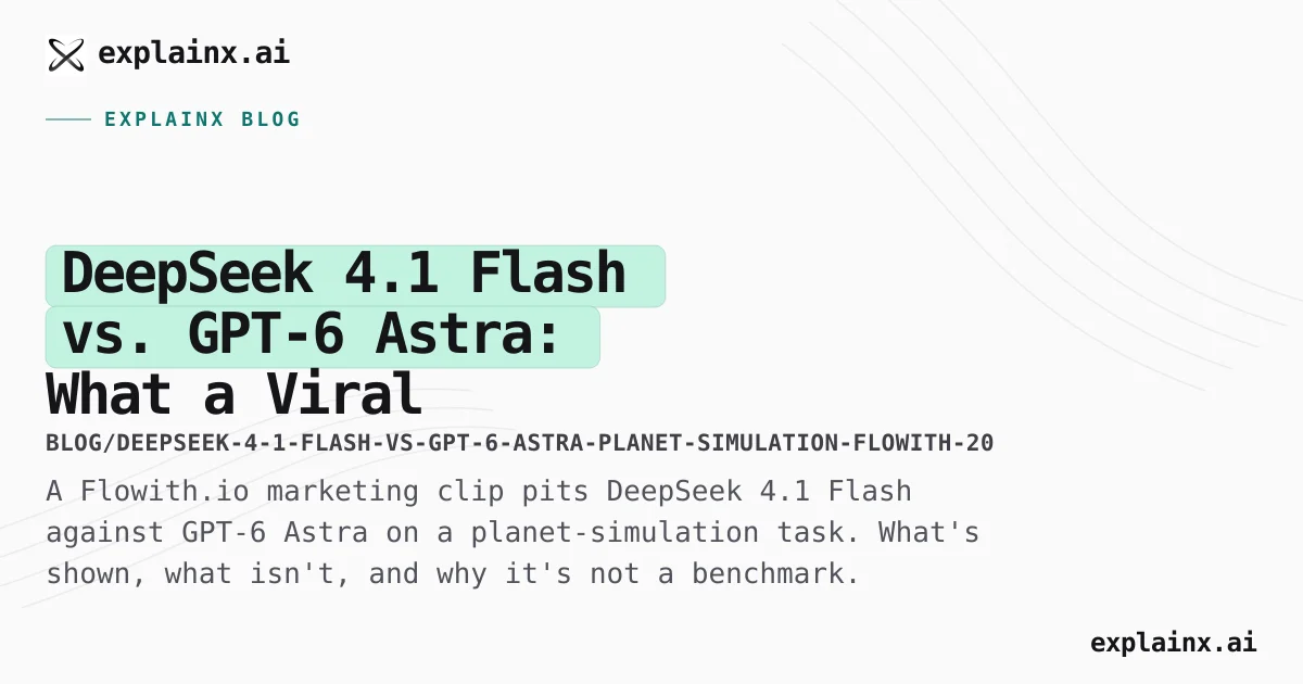 DeepSeek 4.1 Flash vs GPT-6 Astra Demo (2026)
