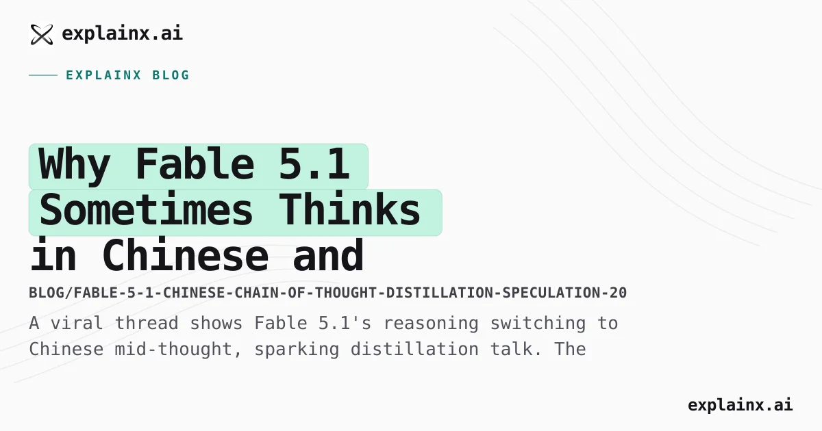 Fable 5.1 Chinese Chain-of-Thought Explained (2026)