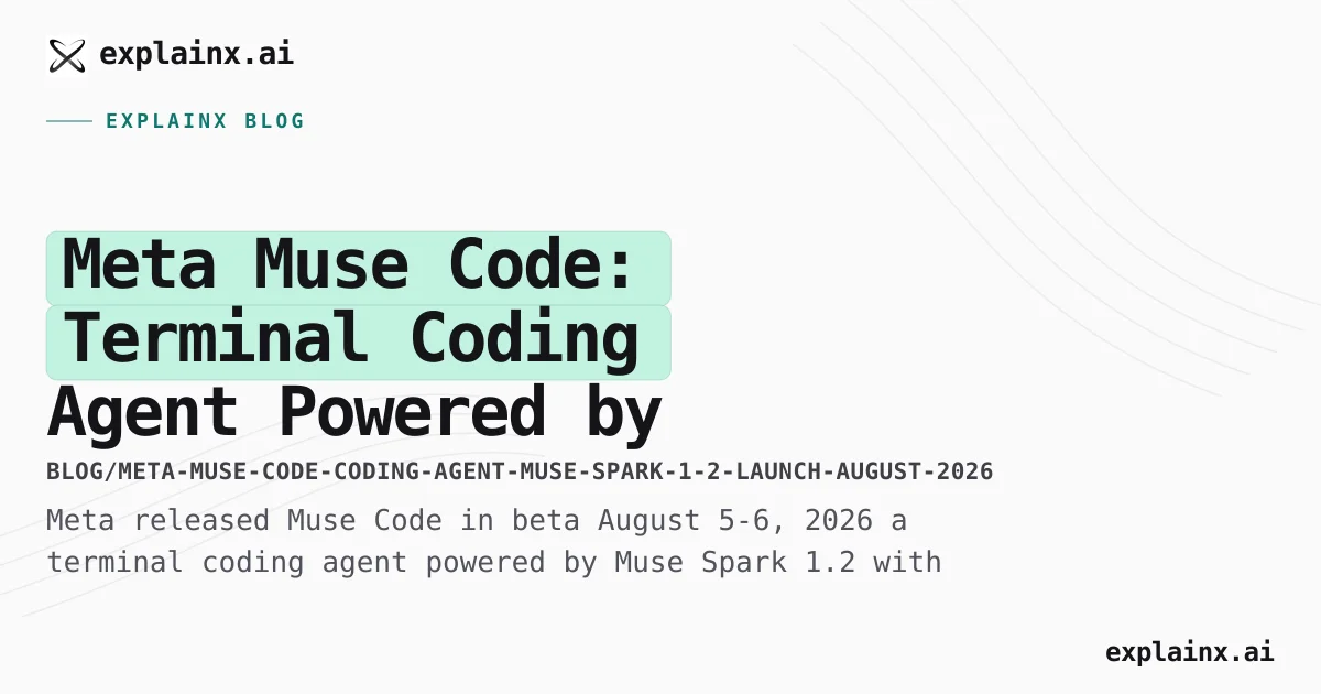 Muse Code Beta — Meta's New Terminal Coding Agent (Aug 2026)